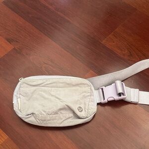lululemon athletica Light Gray Crossbody Bag